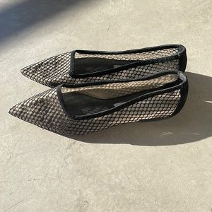 Jeffrey Campbell Meranda mesh ballet flats